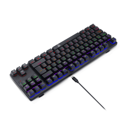 Teclado Gaming Mecanico Rainbow, Switch Teclas Azules Bora TT-TGK313-BS T Dagger 8800-0138