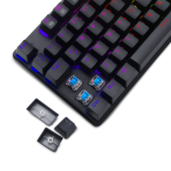 Teclado Gaming Mecanico RGB, Switch Teclas Azules Bora TT-TGK315-BS T Dagger 8800-0140