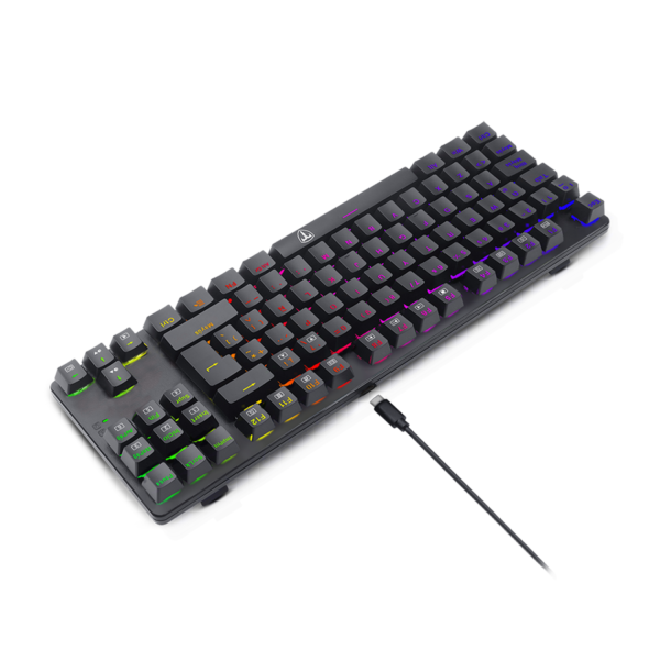 Teclado Gaming Mecanico RGB, Switch Teclas Azules Bora TT-TGK315-BS T Dagger 8800-0140