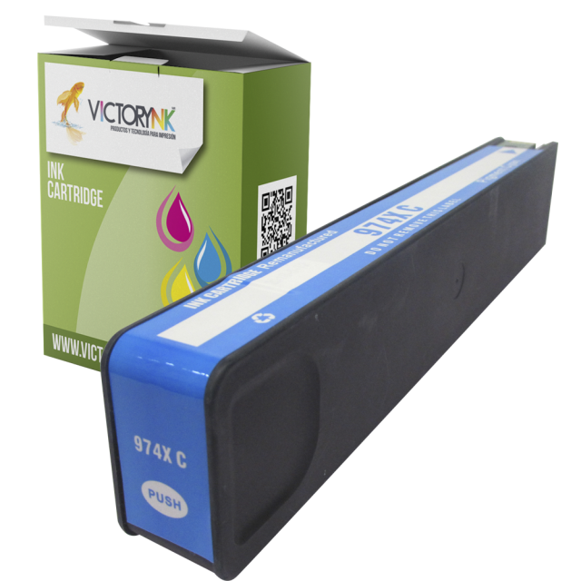 Pack 4 Cartucho de Tinta Generico para Hp 974 XL 974a l0s08al
