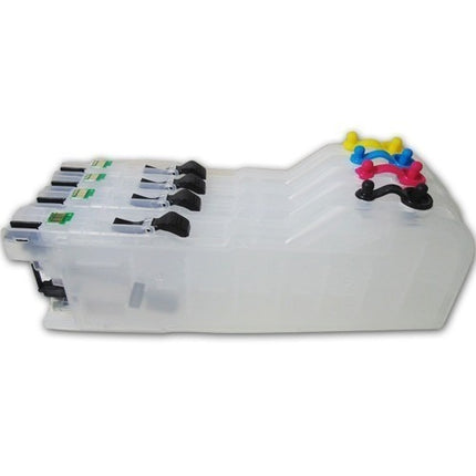 Cartucho Recargable Lc 103 Lc103 Largos Con Chip Para Brother MFC-J245, J285DW, J450DW, J470DW, J475DW, J650DW