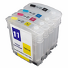 Cartucho Recargable 10 Negro y 11 Color Para Hp 10PS, 20PS, 50PS, 70, 100, 100PLUS, 110, 110PLUS, 110PLUS NR, 110PLUS R, 111, 120, 120NR, 500 24-IN, 500 42-IN, 500PS 24-IN, 500PS 42-IN, 510 24-IN, 510 42-IN, 800 24-IN, 800 42-IN, 800PS 24-IN, 800PS