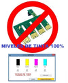 SISTEMA DE TINTA PARA XP 2101 T 206   CON  CHIP VIRTUAL + 4 TINTAS DE 100 ML DYE COMPATIBLE PARA EPSON