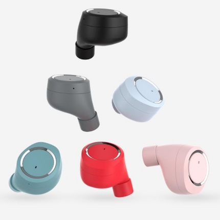 Audífono in ear tipo samsumg, manos libres bluetooth free earbuds 10m con estuche textura metalizada OneDer TWS04