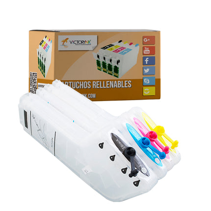 Cartucho recargable autoreseteable HP 940  largos 8000