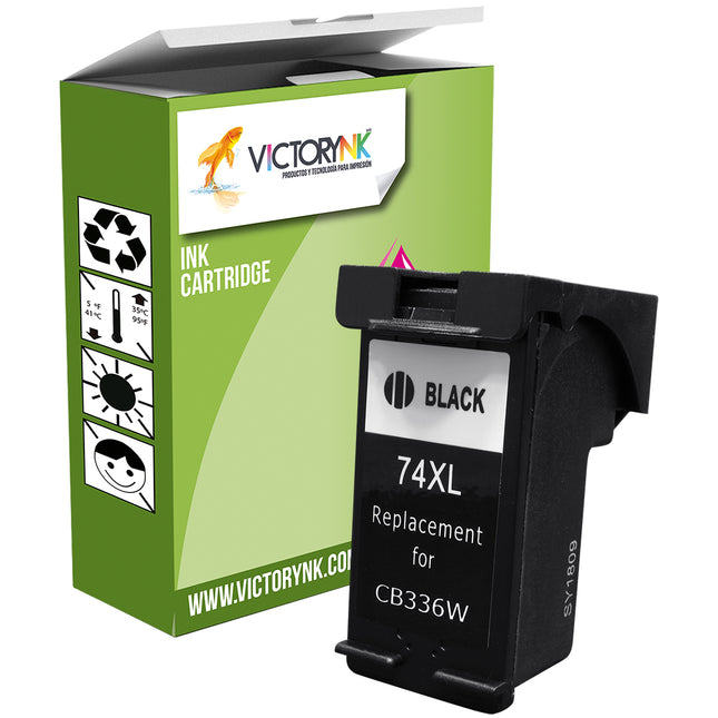 Cartucho de Tinta Victorynk Genérico Para Hp 75 y 74  D4200 / c4480 / 5200 / 5280 / c4280 / 4360