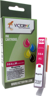 Pack 4 Cartucho de tinta genérico nuevo compatible HP 564 XL  Photosmart 5400/5510/5514/5515/5520/6510/B109a/B109n/B110a/B209a 7510/B8500/B8550/ C5380/ C6375/C6380/D5460 C309a/ C309g/C310a C410a C510a Deskjet 3070A 3520 B209a/Plus B210a Officejet 4620