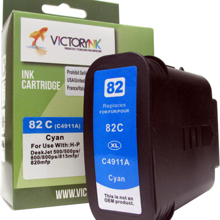 Cartucho de Tinta Victorynk Genérico paraHP 82 XL H