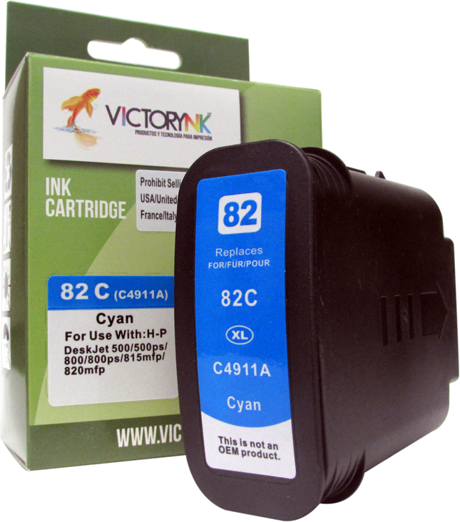 Cartucho de Tinta Victorynk Genérico paraHP 82 XL H