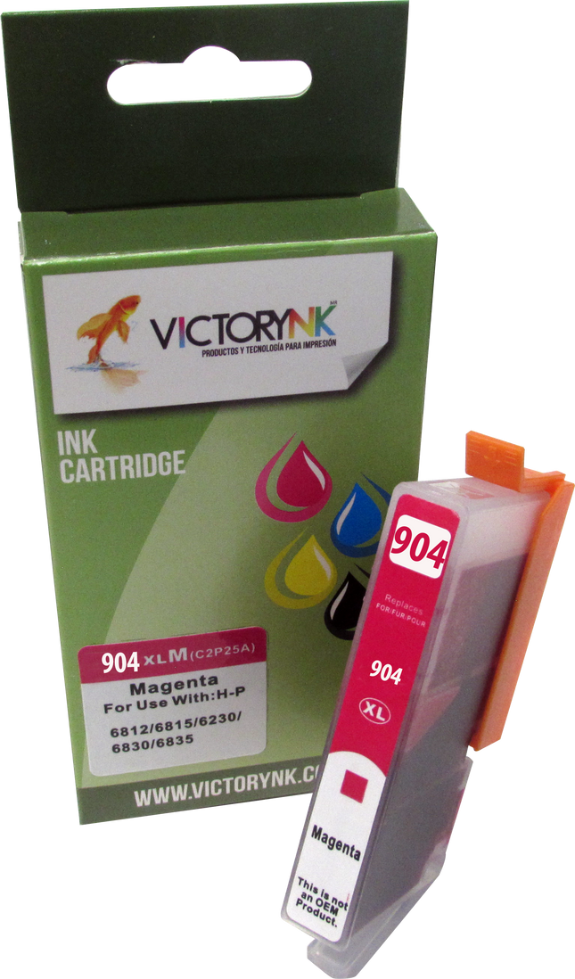 Cartucho de Tinta Victorynk Génerico Para HP 904 XL BK /PRO 6970 6951/20ml
