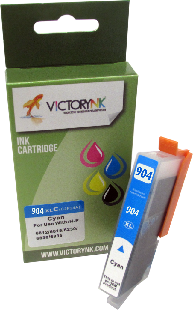 Cartucho de Tinta Victorynk Génerico Para HP 904 XL BK /PRO 6970 6951/20ml