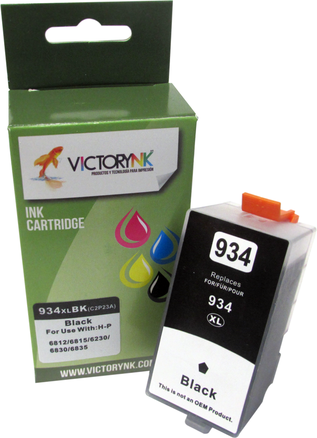 Cartucho de Tinta Victorynk Genérico para HP 934 - 935 XL 6230/6830, 55ml