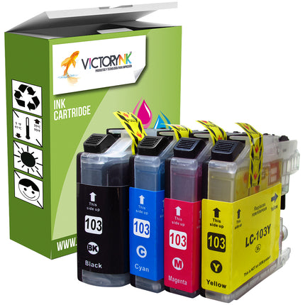 Cartucho de Tinta Generico Brother LC 103 XL, MFC-J4310DW/J4410DW/J4510