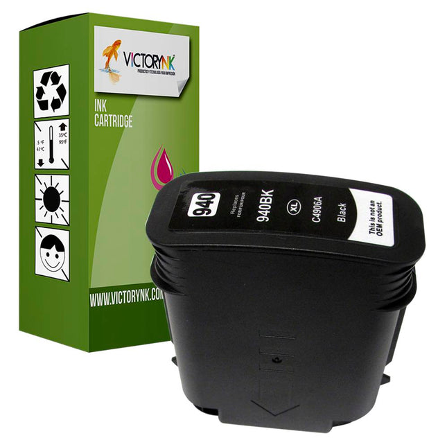 Los Cartuchos De Tinta Nuevo Genérico Para HP 940 CBK  Compatible con las impresoras HP Office Jet Pro 8000 — A809a/A811a/ Pro 8500 - A909b/A909a/ A909n/A909g/ Pro 8500A — A910a/A910g/A910n