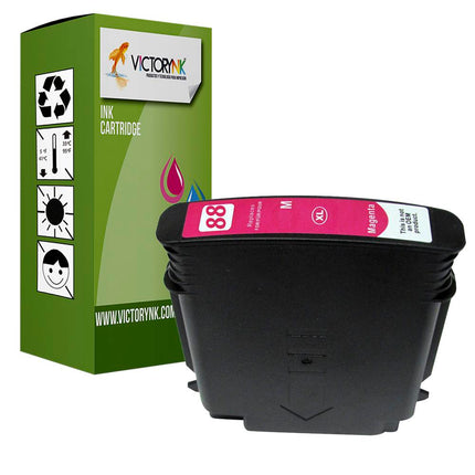 Descripción Los Cartuchos De Tinta Nuevo Genérico Para HP 88  Compatible con las impresoras OFFICEJET PRO K550/K550DTN/K550DTWN/K5400DN/K8600/L7580/L7590