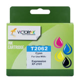 Pack 4 Cartucho de Tinta Victorynk Genérico para Epson T 206 XL  XP 2101, 200 pag 12 ml