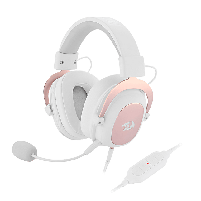 Audifono Gamer Zeus 2 H510W Blanco Redragon