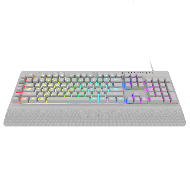 Teclado Gamer Shiva K512W-RGB-SP Blanco Redragon