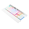 Teclado Gamer Yama K550W-1-SP RGB Blanco Redragon