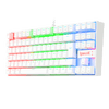 Teclado Gamer RGB Blanco Switch Blue Kumara K552W-RGB-SP Redragon