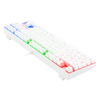 Teclado Gamer RGB Blanco Switch Blue Kumara K552W-RGB-SP Redragon