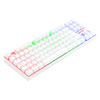 Teclado Gamer RGB Blanco Switch Blue Kumara K552W-RGB-SP Redragon