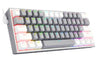 Teclado Gamer Fizz Pro White/Grey RGB K616 WG