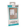 Cargador combo de USB a tipo V8, 2.1A, 1m Kbod TKBA008V8