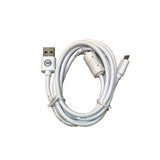 Cable cargador y transmisor de datos tipo V8 carga rápida, reforzado, uso rudo 2.4A, 1mKbod TKBCBO5826
