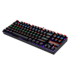Teclado Gamer Rainbow Negro Switch Red Kumara Black K552-KR-SP Redragon