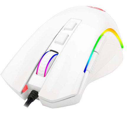 Mouse Gamer Griffin Redragon M607W Blanco RGB