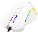 Mouse Gamer Griffin Redragon M607W Blanco RGB