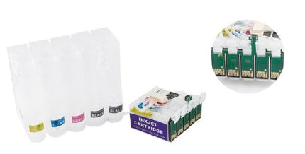 Pack Sistema de Tinta Continua Epson T 1110 c + 5 TINTAS 100 ML ( 115 d - 1033 ) 1110, T33, TX515