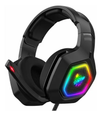Audifonos On Ear Onikuma TK10 Gaming con Microfono, 3.5mm, Luz Led RGB, Alcance 5.0 Color Negr