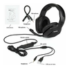 Audifono diadema gaming con microfono, 3.5mm, HiFi, luz led RGB, alcance 5.0 color negro Onikuma TK10