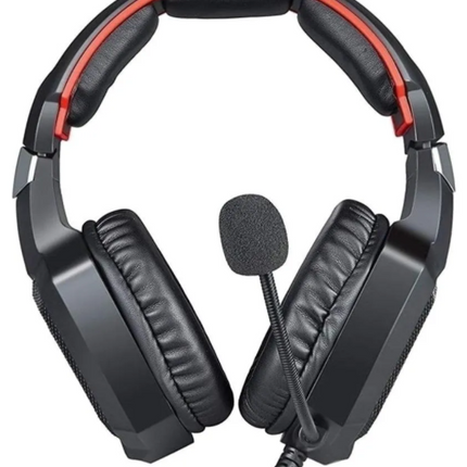 Audifonos On Ear Onikuma K8 Gaming con Micrófono, 3.5mm, HiFi, Led, Alcance 5.0, Surround, Color Negro