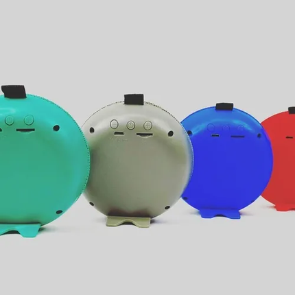 Bocina mini portátil circular inalámbrica Bluetooth KH02