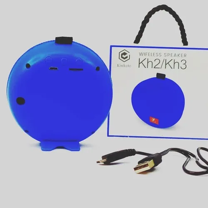 Bocina mini portátil circular inalámbrica Bluetooth KH02
