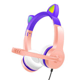 Audifonos On Ear Owii TKM251 Gato Kawaii Bluetooth con Micrófono HiFi 5.0-EDR