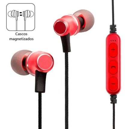 Audífonos chicharo in ear manos libres Bluetooth magneticos sport KW66
