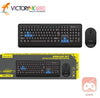 Kit Teclado y Mouse gaming inalámbricos wireless Bluetooth Aoas M900