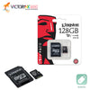 Memoria SD 128GB Modelo Clase 10 Gen 2 Marca Kingston