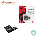 Memoria SD 32GB Modelo Clase 10 Gen 2 Marca Kingston