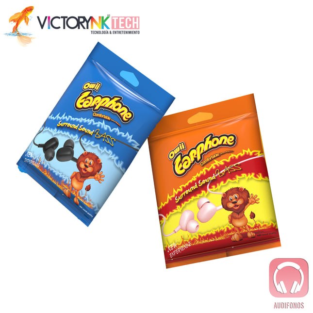 Audifonos In Ear Owii Manos Libres, 3.5mm Cheetos OWD2