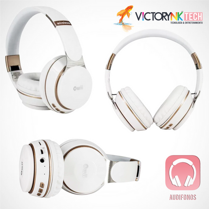 Audifono On Ear Owii TT14 Bluetooth Plegable, HiFi 5.0-EDR