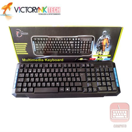 Teclado con teclas multimedia JX715 TEC008