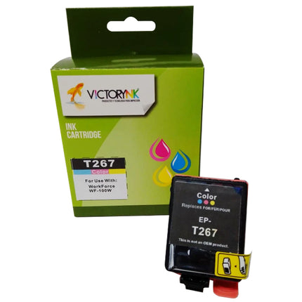 Cartucho de Tinta Victorynk Genérico para Epson T267 215 c13t26614010 wf100 w