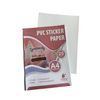 Papel Adhesivo PVC Blanco A4  20 pzs