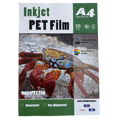  El "Papel Acetato Transparente PET Film A4" es una opción versátil para proyectos que requieren transparencia y resistencia. Este paquete incluye 50 hojas de acetato de tamaño A4 (210 x 297 mm).