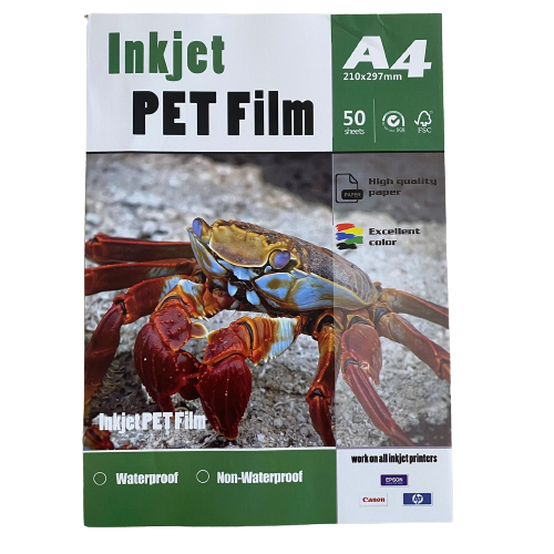  El "Papel Acetato Transparente PET Film A4" es una opción versátil para proyectos que requieren transparencia y resistencia. Este paquete incluye 50 hojas de acetato de tamaño A4 (210 x 297 mm).